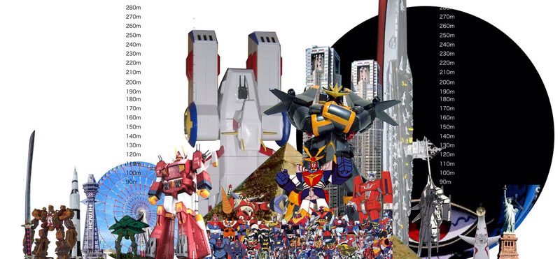 Illustration for article titled Robots míticos y mechas gigantes, comparados en tamaño